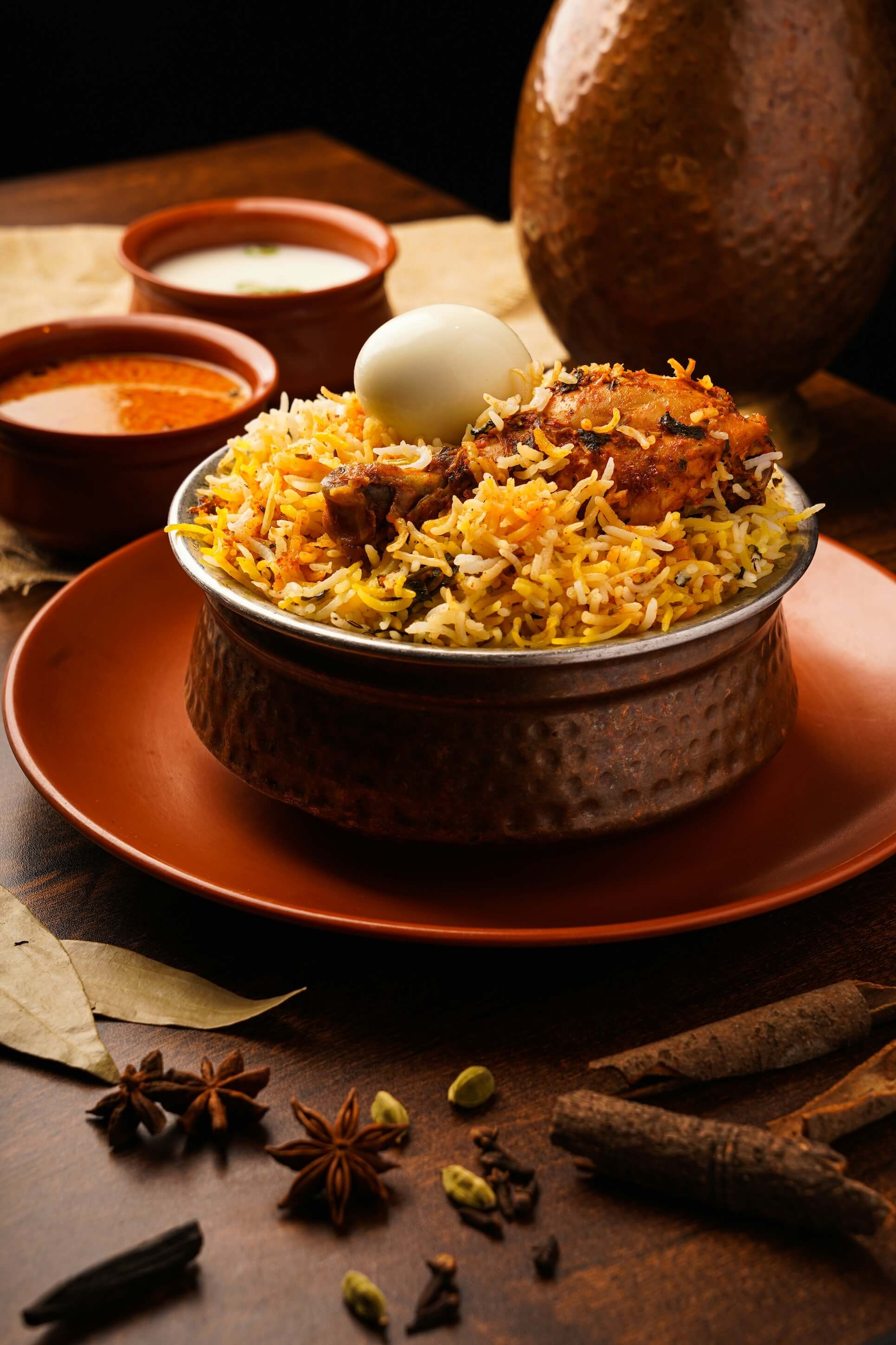 Photo of classic Indian spices displayed on spoons against a black background
